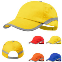 Casquette réfléchissante fluo personnalisée logo et ou texte