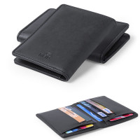 Etui porte carte bancaire RFID simili cuir personnalisé goodies