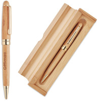 Parure stylo personnalisé en bois