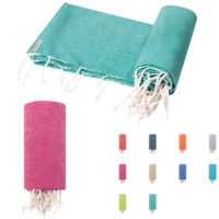 Fouta plage personnalisée logo Coton recyclé REPT