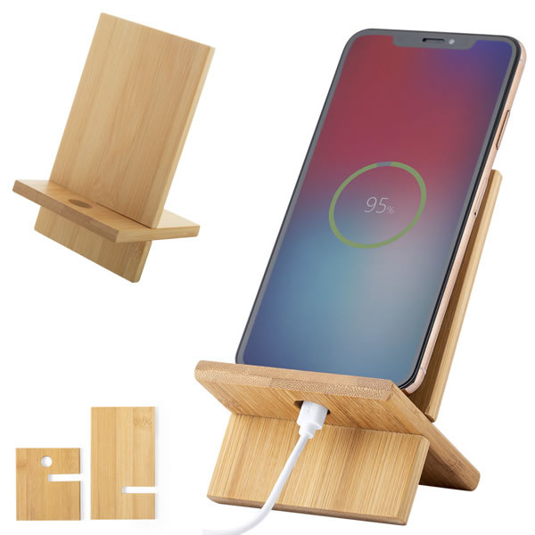 Support smartphone en bambou - WHIPPY - Vertlapub