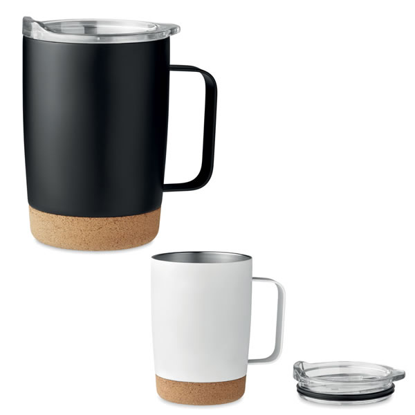 Mug et tasse en métal, Cadeau d'entreprise, Mug personnalisé en inox double  paroi 20cl